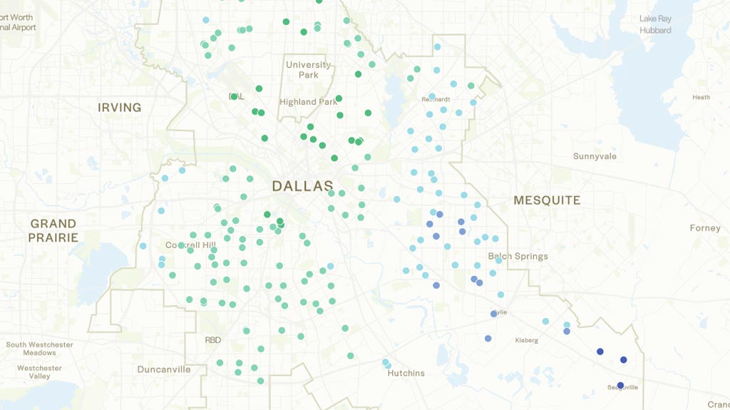 Dallas ISD map